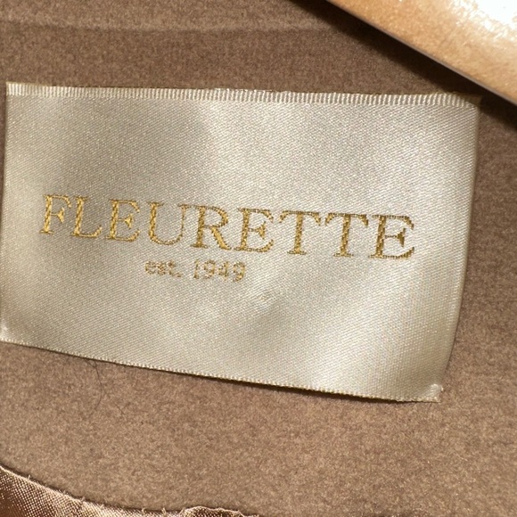 Loro Piana Sz 4 Fleurette Classic Camel Double Breasted Fitted Slender Pea Coat - Picture 13 of 15